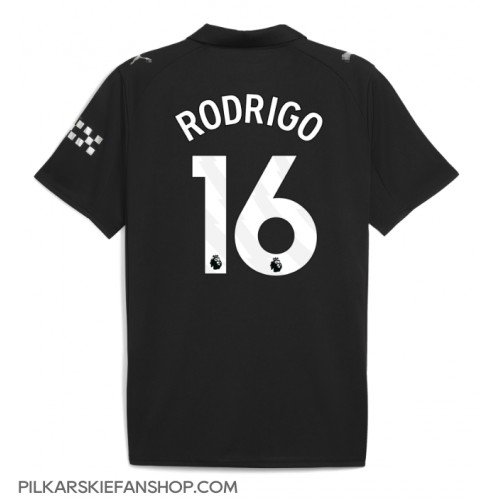 Koszulka piłkarska Manchester City Rodri Hernandez #16 Strój wyjazdowy 2025-26 tanio Krótki Rękaw Koszulka piłkarska Manchester City Rodri Hernandez #16 Strój wyjazdowy 2025-26 tanio Krótki Rękaw